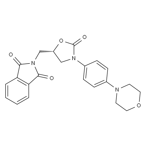 2-[[(5S)-3-[4-(4-Morpholinyl)phenyl]-2-oxo-5-oxazolidinyl]methyl]-1H-isoindole-1,3(2H)-dione