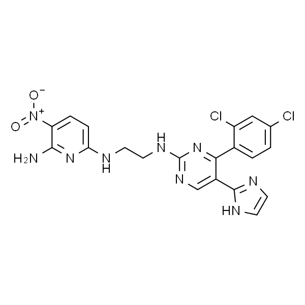 N2-(2-((4-(2,4-二氯苯基)-5-(1H-咪唑-2-基)嘧啶-2-基)氨基)乙基)-5-硝基吡啶-2,6-二胺