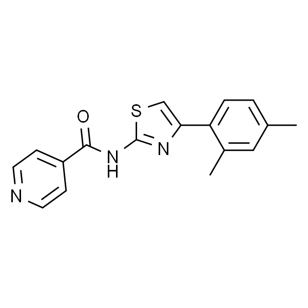 N-[4-(2,4-二甲苯基)-2-噻唑基]-4-吡啶甲酰胺