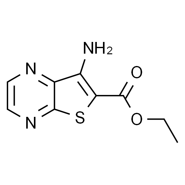 7-氨基噻吩并[2，3-b]吡嗪-6-羧酸乙酯