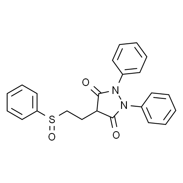 1,2-二苯基-4-[2-(苯基亚磺酰基)乙基]吡唑烷-3,5-二酮