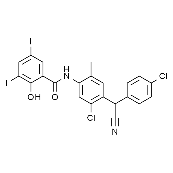 氯氰碘柳胺;氯氰柳胺;氯生太尔