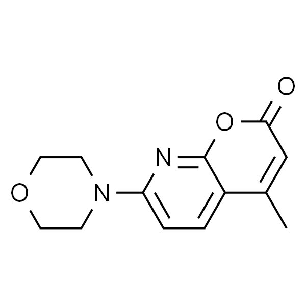 4-甲基-7-吗啉基-8-氮杂香豆素