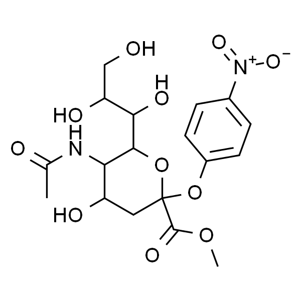 5-Acetamino-4-hydroxy-2-(4-nitro-phenoxy)-6-(1,2,3-trihydroxy-propyl)- tetrahydro-pyran-2-carboxylic