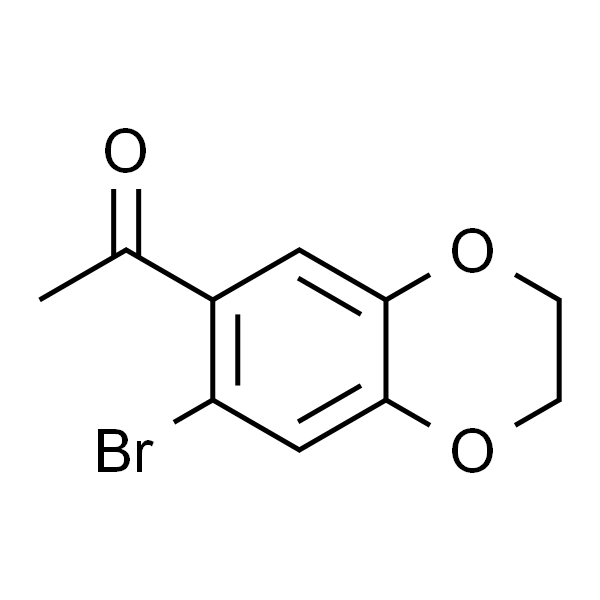 1-(7-溴-2,3-二氢-1,4-苯并二氧六环-6-基)乙酮