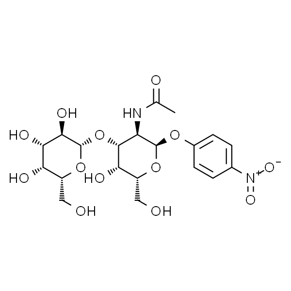 4-硝基苯基 2-(乙酰氨基)-2-脱氧-3-O-beta-D-吡喃半乳糖基-α-D-吡喃半乳糖苷