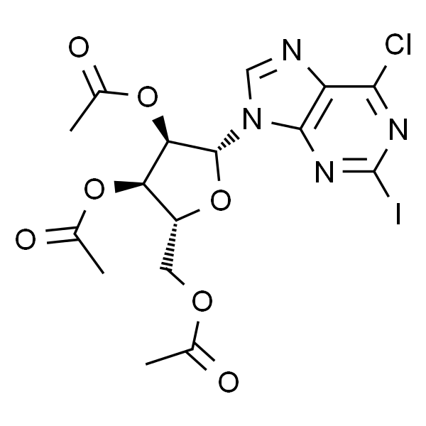 2',3',5'-三-O-乙酰-6-氯-2-碘嘌呤核苷