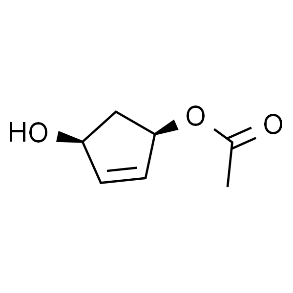 (1R,4S)-4-羟基环戊-2-烯-1-基乙酸酯