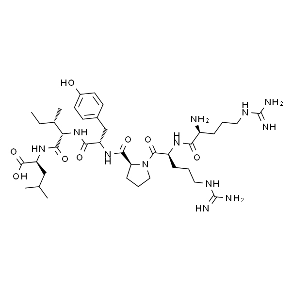 L-Arginyl-L-arginyl-L-prolyl-L-tyrosyl-L-isoleucyl-L-亮氨酸