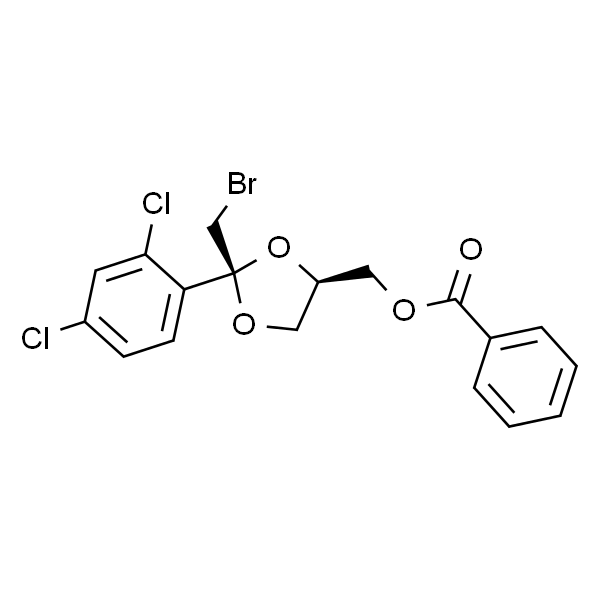 cis-苯甲酸-[2-溴甲基-2-(2,4-二氯苯基)-1,3-二氧戊环-4-基]甲酯
