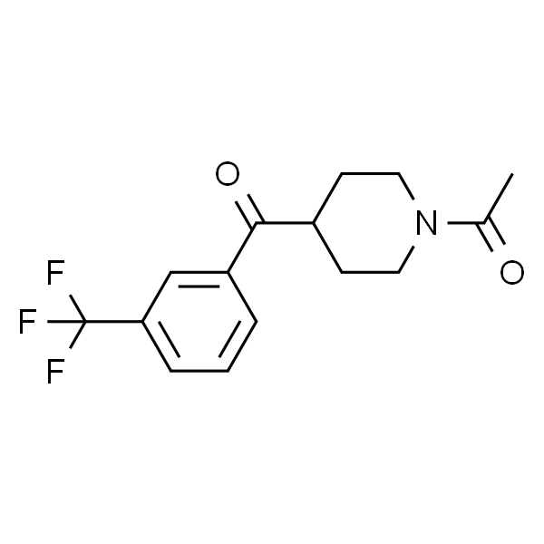 1-Acetyl-4-(3-Trifluoromethylbenzoyl)-piperidine