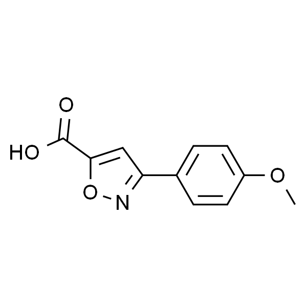 3-(4-甲氧基苯基)异恶唑-5-羧酸