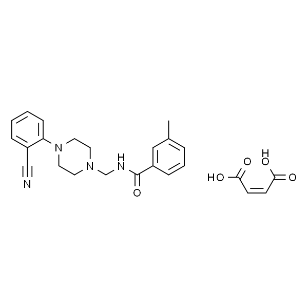 N-((4-(2-氰基苯)哌嗪-1-基)甲基)-3-甲基苯甲酰胺马来酸盐