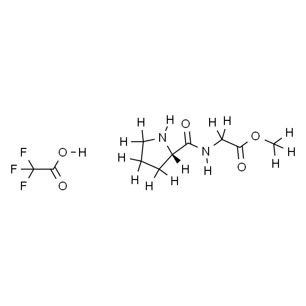 (S)-2-(2-甲氧基-2-氧代乙基氨基甲酰基)吡咯烷三氟乙酸盐