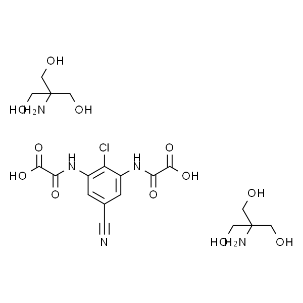 2-氨基-2-(羟甲基)丙烷-1,3-二醇 半(2,2'-((2-氯-5-氰基-1,3-亚苯基)双(氮烷二基))双(2-氧代乙酸盐) )