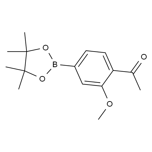 1-(2-甲氧基-4-(4,4,5,5-四甲基-1,3,2-二氧硼烷-2-基)苯基)乙酮