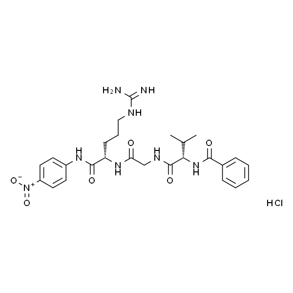 N-苯甲酰-L-缬氨酰甘氨酰-L-精氨酸对硝基苯胺盐酸盐