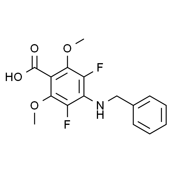 4-(苄基氨基)-3,5-二氟-2,6-二甲氧基苯甲酸