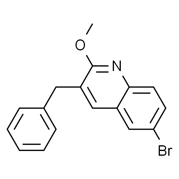 3-苄基-6-溴-2-甲氧基喹啉