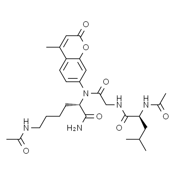 (S)-6-乙酰氨基-2-(2-((S)-2-乙酰氨基-4-甲基戊酰胺基)乙酰氨基)-N-(4-甲基-2-氧代-2H-色烯-7-基)己酰胺