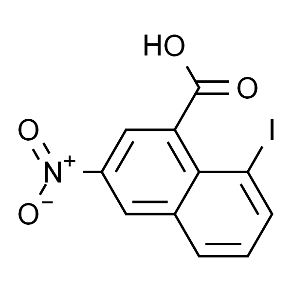 8-碘-3-硝基-1-萘甲酸