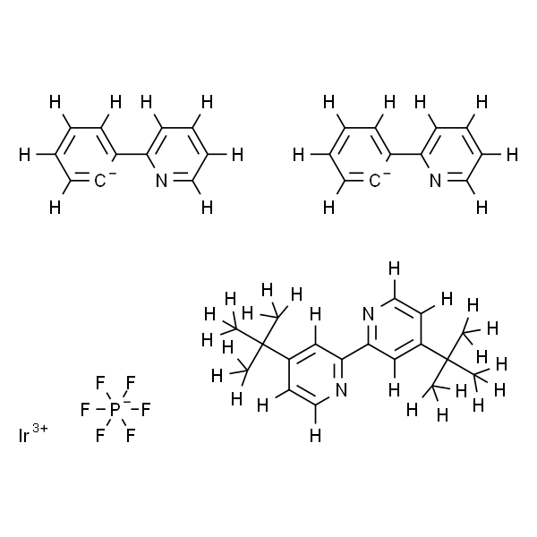 (4,4'-二叔丁基-2,2'-联吡啶)双[(2-吡啶基)苯基]铱(III)六氟磷酸盐