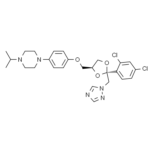 1-(4-(((2R,4S)-2-((1H-1,2,4-三唑-1-基)甲基)-2-(2,4-二氯苯基)-1,3-二氧杂环戊烷- 4-基)甲氧基)苯基)-4-异丙基哌嗪