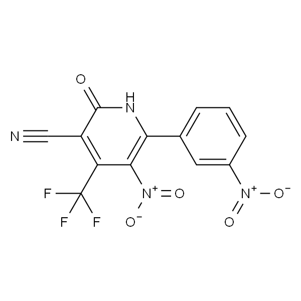 5-硝基-6-(3-硝基苯基)-2-氧代-4-(三氟甲基)-1,2-二氢吡啶-3-甲腈