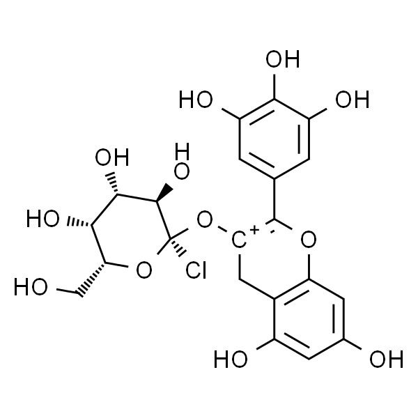 氯化飞燕草素-3-O-半乳糖苷