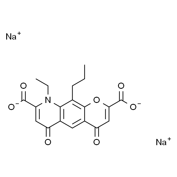 9-乙基-4,6-二氧代-10-丙基-6,9-二氢-4H-吡喃并[3,2-g]喹啉-2,8-二羧酸二钠盐