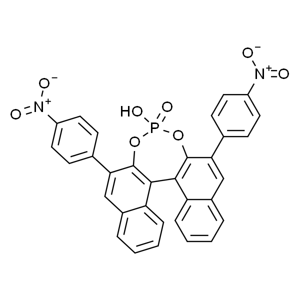 (R)-3,3'-双(4-硝基苯基)-1,1'-联萘酚磷酸酯