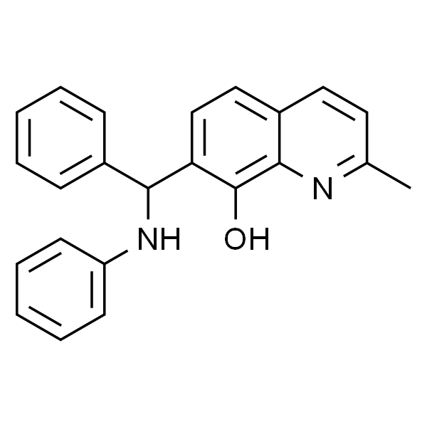 2-甲基-7-[苯基(苯氨基)甲基]-8-喹啉醇