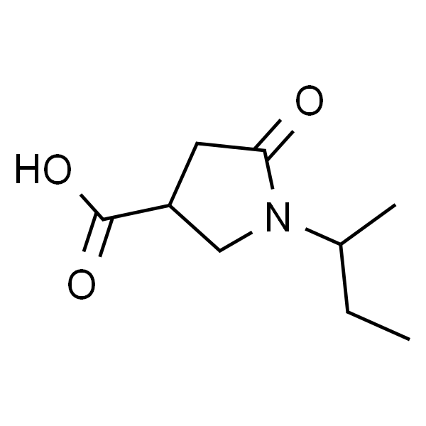 1-仲丁基-5-氧代吡咯烷-3-甲酸