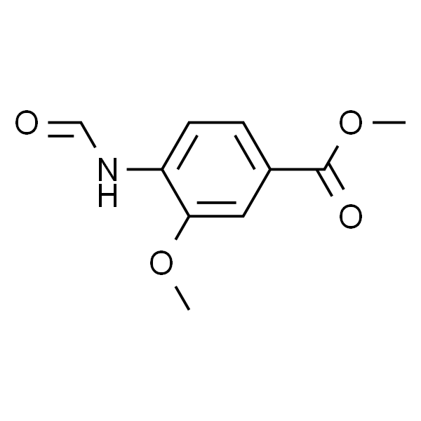 Benzoic acid, 4-(formylamino)-3-methoxy-, methyl ester (9CI)