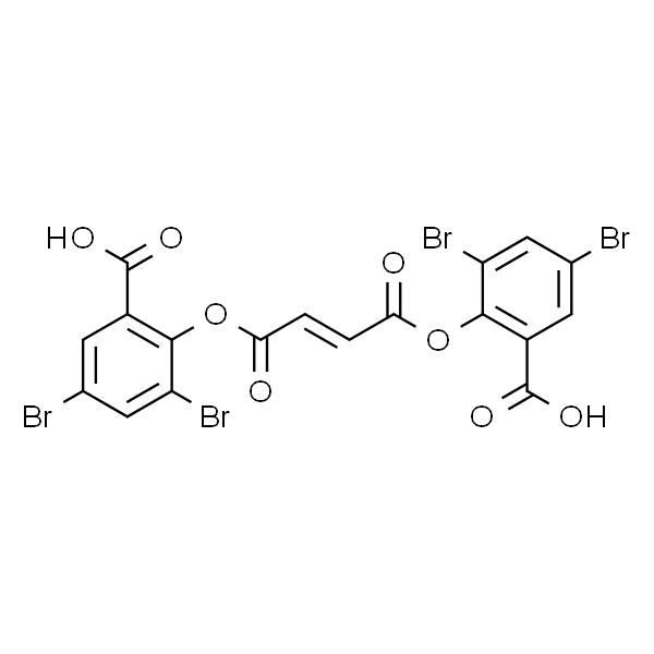 (E)-2,2'-(反丁烯二酰基双(氧基))双(3,5-二溴苯甲酸)