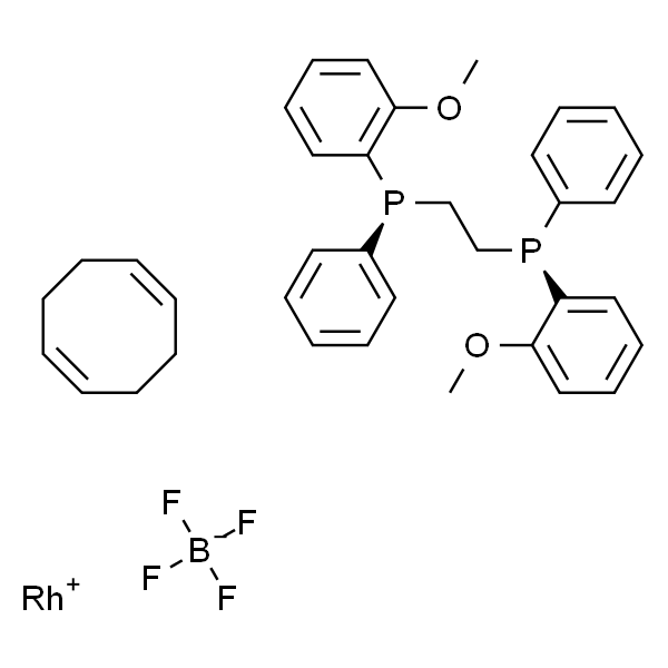 (S,S)-(+)-1,2-双[(邻甲氧基苯基)(苯基)膦]乙烷(1,5-环辛二烯)铑(I)四氟硼酸盐