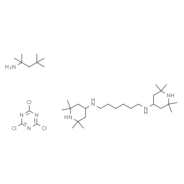 聚[[6-[(1，1，3，3-四甲基丁基)氨基]-s-三嗪-2，4-二基]-[(2，2，6，6-四甲基-4-哌啶基)亚氨基]-1，6-己二基-[(2，2，6，6-四甲基-4-哌啶基)亚氨]