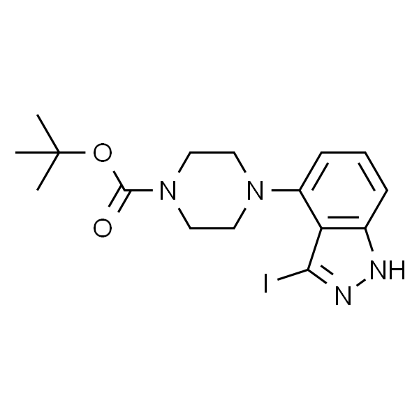 1-Boc-4-(3-碘-1H-吲唑-4-基)哌嗪