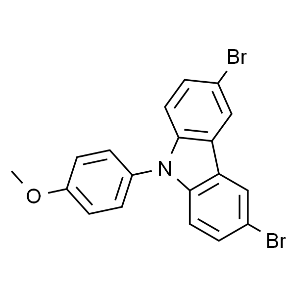 3,6-二溴-9-(4-甲氧基苯基)-9H-咔唑