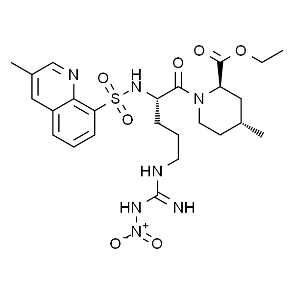 (2R,4R)-4-甲基-1-((S)-2-(3-甲基喹啉-8-磺胺基)-5-(3-硝基胍基)戊酰基)哌啶-2-羧酸乙酯