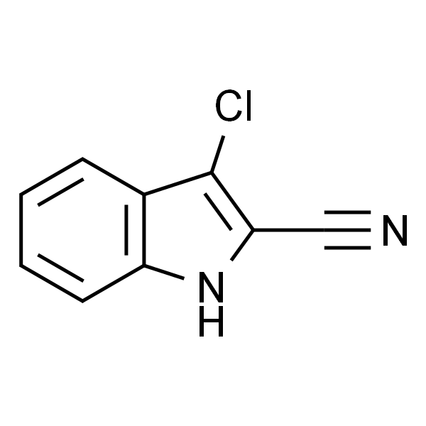 3-氯-1H-吲哚-2-甲腈