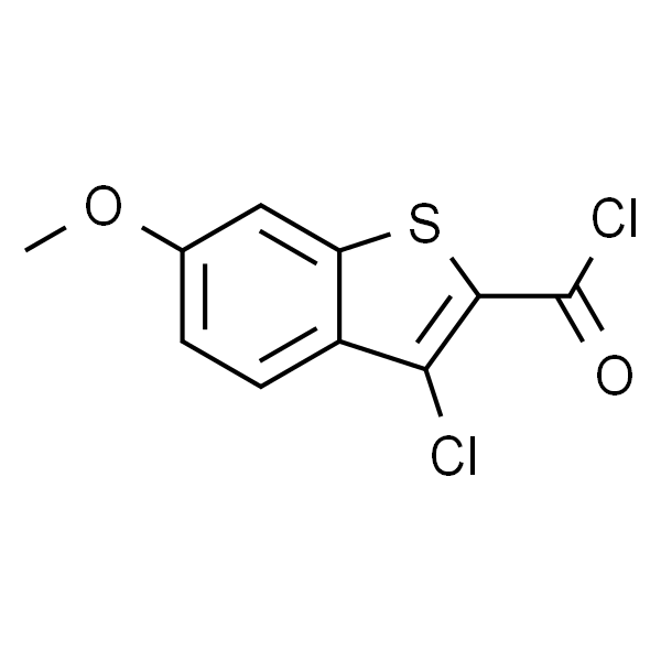 3-氯-6-甲氧基苯并[b]噻吩-2-甲酰氯