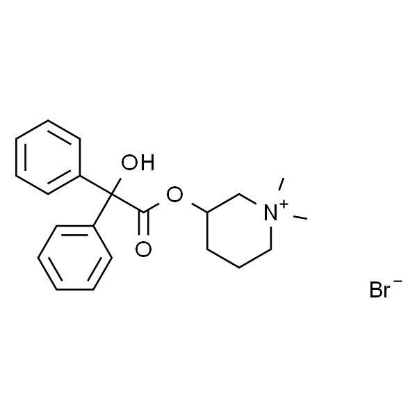 3-(2-羟基-2,2-二苯乙氧基)-1,1-二甲基哌啶-1-溴化铵
