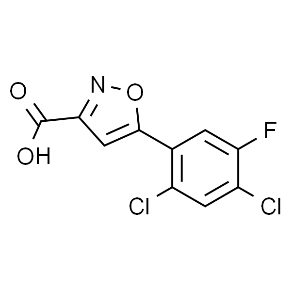 5-(2,4-二氯-5-氟苯基)异噁唑-3-甲酸