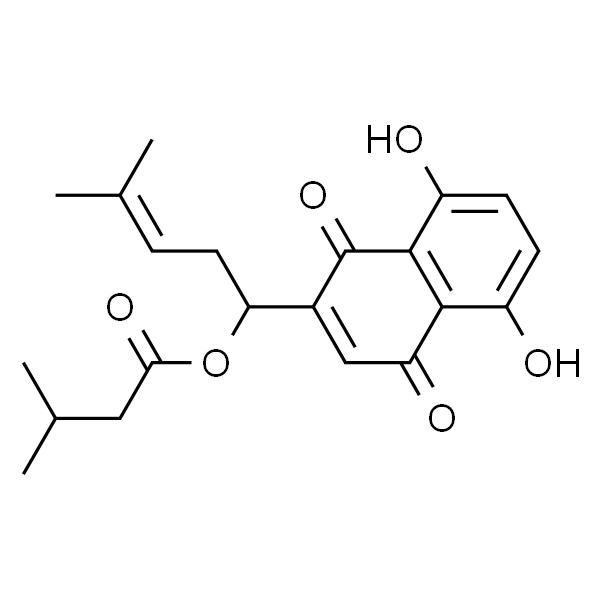 异戊酰紫草素