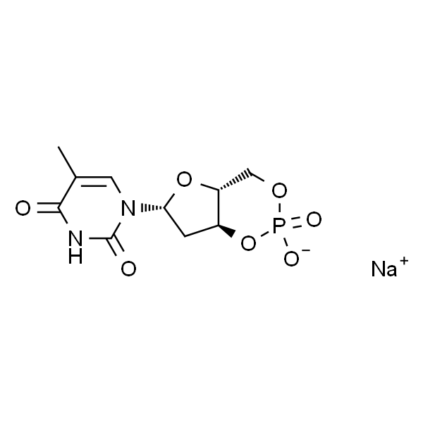 Thymidine 3':5'-cyclic monophosphate sodium salt 