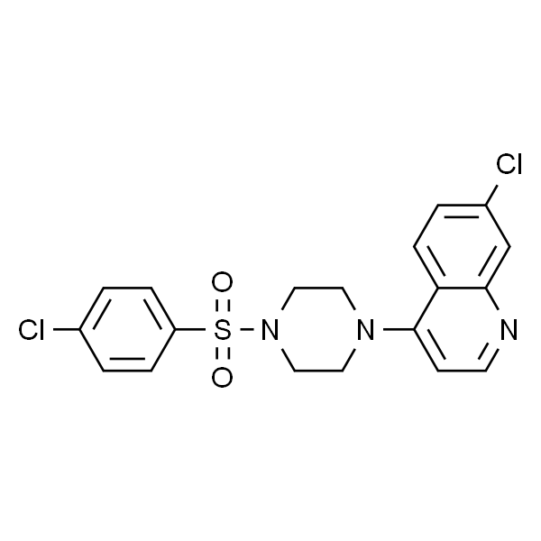 7-氯-4-(4-((4-氯苯基)磺酰基)-1-哌嗪基)喹啉