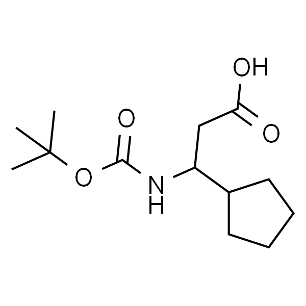 3-((叔丁氧羰基)氨基)-3-环戊基丙酸