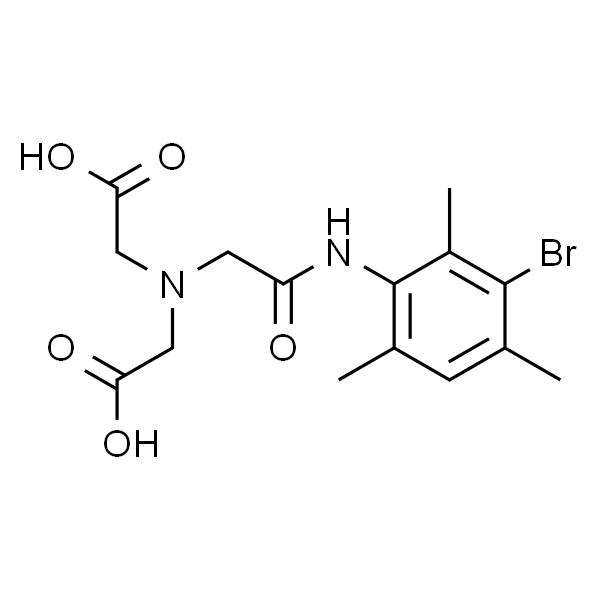 (3-溴-2,4,6-三甲基苯氨羰基)甲基亚氨基二乙酸