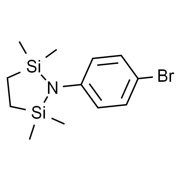 1-(p-溴苯基)-2,2,5,5-四甲基-1-氮杂-2,5-二硅杂环戊烷